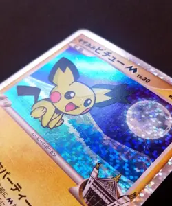 Spiky Eared Pichu M 009/022 Holo Arceus Movie Japanese Pokemon Card - Image 2