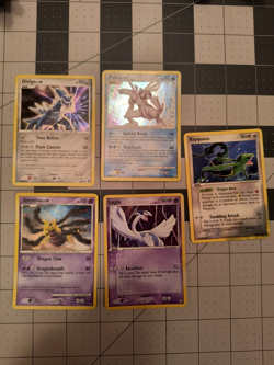 Pokemon TCG: Diamond and Pearl Card LOT! Dialga, Palkia, Lugia, etc (DAMAGED!) - Image 2