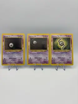 Pokemon TCG Unown Cards Set Of 9 Nm Condition Vintage - Image 3