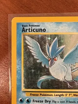 1999 Articuno Holo Pokemon Fossil Card 2/62 - Rare Vintage Fair - Image 5