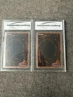 Yu-Gi-Oh! Metal Raiders 2002 Solemn Judgment & Time Wizard BCCG 10 Graded Cards - Image 2