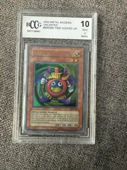 Yu-Gi-Oh! Metal Raiders 2002 Solemn Judgment & Time Wizard BCCG 10 Graded Cards - Image 3