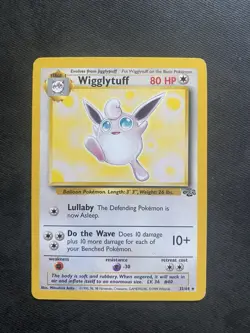 Wigglytuff 32/64 Non Holo Rare Jungle Pokemon Card Wotc Vintage - Image 1