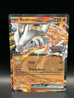 Stamped Reshiram ex 020/086 - Pokemon White Flare Card - NM - Image 1