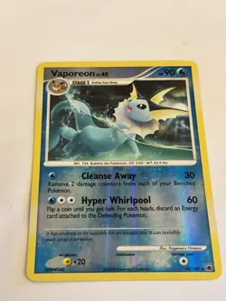 Vaporeon 34/100 Majestic Dawn Reverse Holo Lightly Played Pokemon Card - Image 2