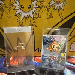 Pokemon TCG: Chimchar First Partner Illustration S1 + 30th Anniversary Frame - Image 1