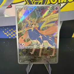 Pokemon TCG Phantasmal Flames Zacian 100/094 Illustration Rare Near Mint - Image 1