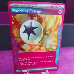 Enriching Energy 191/191 Pokemon Surging Sparks ACE SPEC Rare Near Mint Spanish - Image 2