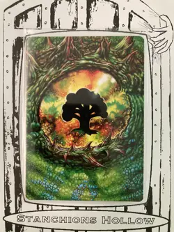 MTG Forest Art Card (32/54) - Art Series: Tarkir: Dragonstorm (AATDM) - Image 1