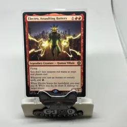 Magic - Electro, Assaulting Battery #76 - SPM - Red - Rare - NM - Marvel - Image 1