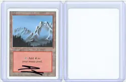 Mountain Revised Signed Douglas Shuler Artist Proof MTG - Image 3