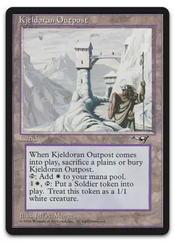 Kjeldoran Outpost #184 (MP) Alliances ALL Magic MTG - Image 1