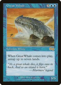 Great Whale - 77 / English / Near Mint MTG - Image 1