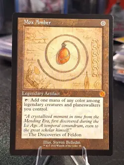 Mox Amber Schematic The Brothers' War: Retro Frame Mythic - Image 1