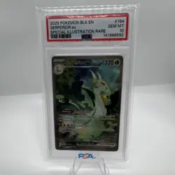 Pokemon TCG 2025 Serperior ex Special Illustration Rare Holo 164/086 PSA 10 - Image 1