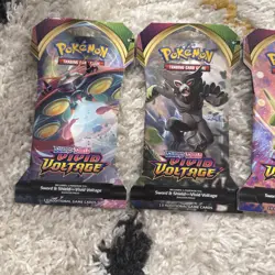 Lot Of 4 Vivid Voltage Booster Packs Pokemon TCG Sword & Shield NEW Sealed 820650807503 - Image 1
