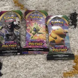 Lot Of 4 Vivid Voltage Booster Packs Pokemon TCG Sword & Shield NEW Sealed 820650807503 - Image 2