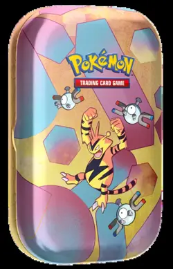 Pokemon TCG Scarlet and Violet 151 Mini Tin electabuzz factory Sealed evolutions - Image 1