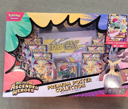 Pokemon TCG Ascended Heroes Lucario ex Premium Poster Collection Box Promo ENG - Image 1