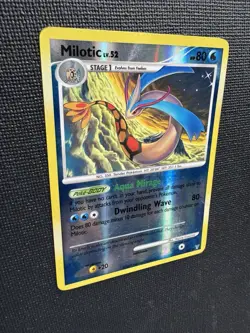 Milotic Shiny SH7 Reverse Holo Pokemon Supreme Victors 2009 Ultra Rare Creased - Image 3