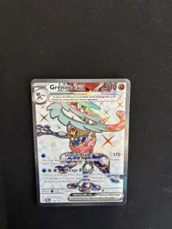 Pokemon Greninja ex Ultra Rare Full Art Holo Sv06 Twilight Masquerade 198/167 3… - Image 2