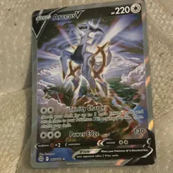 Pokemon TCG Arceus V Ultra Rare Full Art Holo 166/172 Swsh09: Brilliant Stars - Image 1