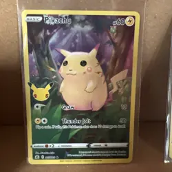 2021 Pokemon Celebrations 005/025 Pikachu Rare Holo - Image 3