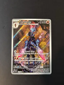 Ceruledge 197/191 Illustration Rare Pokemon Card SV NM Full Art Holo - Image 1