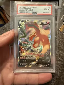 Charizard V 154 Brilliant Stars Pokemon PSA 10 - Image 1