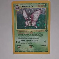 Venomoth 13/64 Jungle Holo Rare Unlimited Pokemon TCG English 70 HP Stage 1 - Image 1