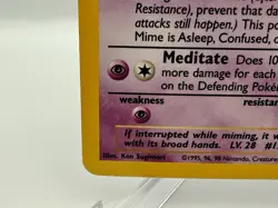 Mr. Mime 6/64 Holo LP - Jungle Set Rare - Vintage WOTC Pokemon TCG - Image 5