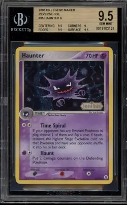Pokemon Haunter EX Legend Maker Reverse Holo #35 BGS 9.5 - Image 1