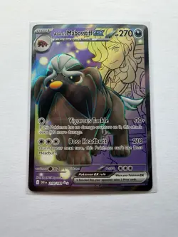 Pokemon TCG Arven's Mabosstiff ex 218/182 Ultra Rare Full Art Holo EX Sv10 - Image 1