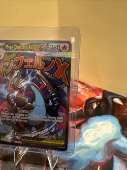 Pokemon TCG Mega Charizard X EX Black Star Promo 023 MEP UPC - Image 2