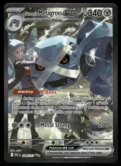 Steven's Metagross ex 289/217 ME: Ascended Heroes Pokemon NM - Image 1