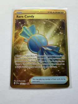 Pokemon TCG Rare Candy 256/198 Gold Secret Rare Holo SV01: Scarlet & Violet - Image 1