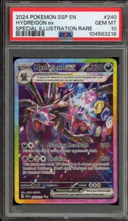 Pokemon Hydreigon ex Surging Sparks Special Illustration Rare #240 PSA 10 - Image 1