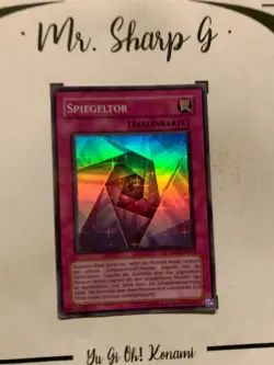 SPIEGELTOR - TAEV-DE063 DEUTSCH Yu-Gi-Oh! CARD SUPER RARE HOLO KONAMI 2007 - Image 2