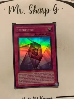 SPIEGELTOR - TAEV-DE063 DEUTSCH Yu-Gi-Oh! CARD SUPER RARE HOLO KONAMI 2007 - Image 3