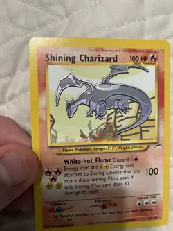 Pokemon Shining Charizard Neo Destiny Secret Rare Card 107/105 NM+++Beautiful - Image 3