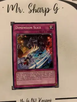DIMENSION SLICE - LIMITED EDITION WGRT-EN094 ENGLISH Yu-Gi-Oh! CARD COMMON - Image 3