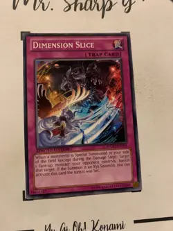 DIMENSION SLICE - LIMITED EDITION WGRT-EN094 ENGLISH Yu-Gi-Oh! CARD COMMON - Image 5