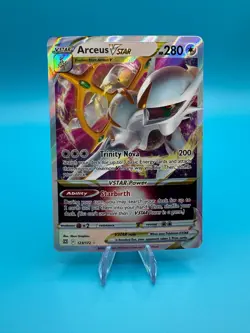 Arceus VSTAR - 123/172 Brilliant Stars Pokemon Ultra Rare TCG CCG Card Game - Image 1