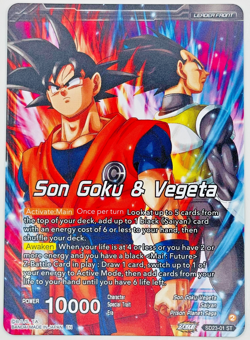 SSB Vegito Shining Warrior SD23-01 SLR Alt Art Foil Dragon Ball Super Card NM - Image 2