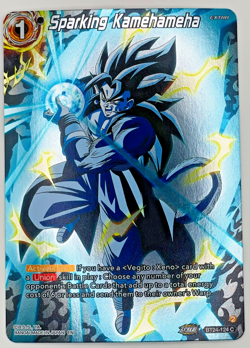 Sparking Kamehameha BT24-124 Silver Foil Dragon Ball Super Card Game | NM - Image 1