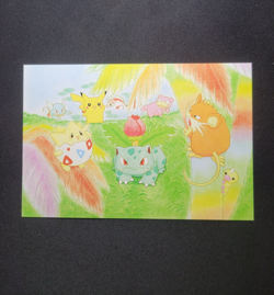Pokemon TCG Vintage 1998 Post Card Southern Islands Rainbow Island NM-M Rare - Image 3