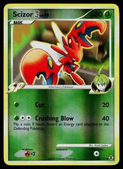 Pokemon Card - Scizor E4 Rising Rivals 48/111 Reverse Holo Uncommon - Image 1