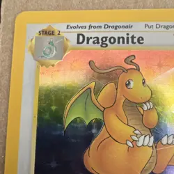 Dragonite 4/62 Holo Rare Fossil Set 1999 WOTC Pokemon Card Vintage – LP/Played - Image 5