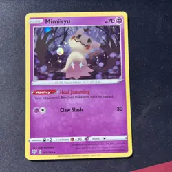 MIMIKYU VIVID VOLTAGE SET RARE HOLO-FOIL POKEMON CARD 081/189 NM/M - Image 1