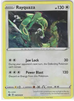 Rayquaza SWSH029 SWSH: Sword & Shield Promo Cards Holo - NM - Image 1